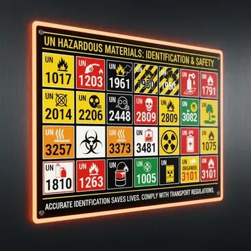 Numery UN: Lista, Klasyfikacja i Znaczenie w Transporcie Materiaw Niebezpiecznych